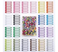 hankousi 120 mini spille da balia resistenti alla ruggine, spille da cucito in metallo per artigianato e abbigliamento (colori misti)