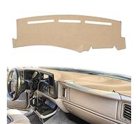 HanLanKa Copertura per cruscotto per Chevrolet Silverado 1500 2500 3500 1999-2006 Avalanche Chevy Tahoe Suburban GMC Sierra Yukon (Moquette Premium, Beige)