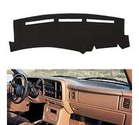 HanLanKa Copertura per cruscotto per Chevrolet Silverado 1500 2500 3500 1999-2006 Avalanche Chevy Tahoe Suburban GMC Sierra Yukon (moquette premium, nero)