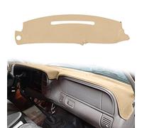 HanLanKa Copertura per cruscotto su misura per Chevy Chevrolet/GMC C1500 C2500 C3500 K1500 K2500 K3500, 1997-1999 GMC Yukon/Chevy Tahoe, 1999-2000 Cadillac Escalade, Dashboard Pad della copertura del bordo (Beige)