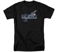 HANLINMY Battlestar Galactica T Shirt Men's Adult Regular Fit Graphic Tee Black 3XL