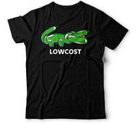 HANLINMY Crocodile Low Cost Fun Tennis Wimblesport Show Title Men T Shirt Printed Graphic Top Tee Black XL