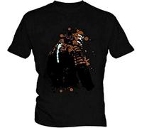 HANLINMY Dead Space 3 Men's T Shirt Fit Casual Graphic Short Sleeve Tops Black L