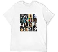 HANLINMY Gilmour Academy 63 Mens Music T Shirt Comfortable Casual Graphic Tops White S