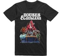 HANLINMY Houses & Humans T Shirt Funny Dungeons Black M
