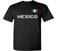 HANLINMY Mexico Soccer Jersey - Mexican International Futbol Team T Shirt Black XL