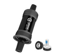 Hanlintk Cuscinetto interno per bicicletta BSA 68 mm, cuscinetto interno quadrato per albero motore quadrato, telaio da 68 mm, accessori per bicicletta con viti impermeabili (120 mm)