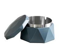 hanlongyu - Posacenere per sigarette da esterno con coperchio, decorativo, moderno, senza fumo, con involucro in plastica con rivestimento interno in acciaio inossidabile, posacenere a prova di odore