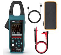 HANMATEK Multimetro con Oscilloscopio 2 in 1, Pinza Amperometrica Professionale, 5 MSa/s, Banda 1MHz, NCV, Bluetooth, Display TFT da 2,8", 600A/1000V, CO601