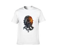 hanmeishi Battlefield 6 Men's T-Shirt Unisex White Cotton Print Tee Shirts 3XL