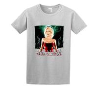 hanmeishi Battlestar Galactica Killer Women Men's T-Shirt Unisex Gray Cotton Print Tee Shirts L