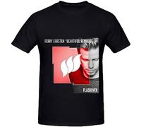 hanmeishi Beautiful Ferry Corsten Men's T-Shirt Unisex Black Cotton Print Tee Shirts M