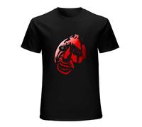 hanmeishi Berserk Behelit Dark Fantasy Manga Men's T-Shirt Unisex Black Cotton Print Tee Shirts XL