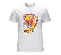 hanmeishi Jem And The Hologram Film Retro Men's T-Shirt Unisex White Cotton Print Tee Shirts M