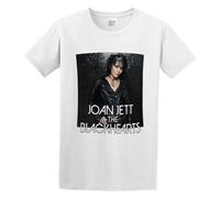 hanmeishi Jett Joan And The Blackhearts Men's T-Shirt Unisex White Cotton Print Tee Shirts 3XL