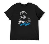 hanmeishi Michael Kitt Knight Rider David Hasselhoff Foundation Retro Cult 80S Fun Men's T-Shirt Unisex Black Cotton Print Tee Shirts XL