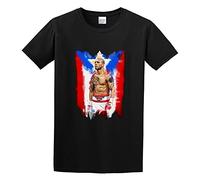 hanmeishi Miguel Cotto Puerto Rico Famous Wrestler Men's T-Shirt Unisex Black Cotton Print Tee Shirts M