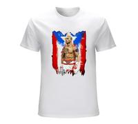 hanmeishi Miguel Cotto Puerto Rico Famous Wrestler Men's T-Shirt Unisex White Cotton Print Tee Shirts M