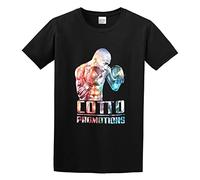 hanmeishi Miguel Cotto WBA Boxing Player Men's T-Shirt Unisex Black Cotton Print Tee Shirts M