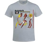 hanmeishi Miles Davis Star People Graphic Men's T-Shirt Unisex Grey Cotton Print Tee Shirts M