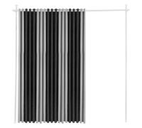 Hanmorfarbi Asta per tenda divisoria, asta telescopica verticale, divisore, camera da letto, senza punch, per porta, per bagno, soggiorno, corridoio (bianco, 2 vertical1 orizzontale)