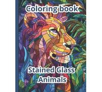 Hanna Furman Coloring Book Stained Glass Animals (Tascabile)