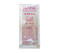Hanna Instruments HI70038P 6.44 ppt Calibration Solution, 20 mL Sachet (Pack of 25)