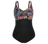Hanna Nikole Costume da bagno intero da donna, taglie grandi, con scollo a V, monokinis