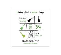 Hannabach Corde per chitarra classica Serie 890 MT per 3/4 chitarra per bambini Mensur: 57-61 cm - Set die 2 corde Sol - 890MT 3/4