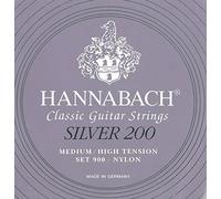 Hannabach 652659 - 10 Set Completi Corde per Chitarra Classica Serie 900P Medium/High Tension CARBON ProfiPack Silver 200-9007PCAR