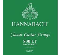 Hannabach Classical Guitar Strings Series 800 Low Tension silver-plated A5w, 8005LT, corde per chitarra (filo di rame argentato, bassa tensione, per chitarre classiche entry-level)