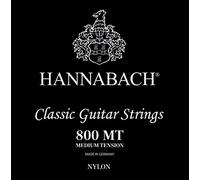 Hannabach Classical Guitar Strings Series 800 Low Tension silver-plated A5w, 8005MT, Corde per chitarra (filo di rame argentato, bassa tensione, per chitarre classiche entry-level)