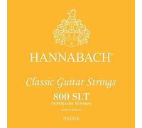 Hannabach Classical Guitar Strings Series 800 Super Low Tension silver-plated A5w, 8005SLT, Corde per chitarra (filo di rame argentato, bassa tensione, per chitarre classiche entry-level)