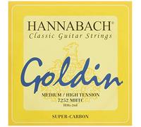 Hannabach Corde per chitarra classica Serie 725 Medium/High Tension Goldin Super Carbon - Si2 - 7252MHTC