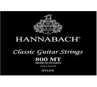 Hannabach Classical Guitar Strings Series 800 Low Tension silver-plated 3piece bass set, 8007MT, Corde per chitarra (filo di rame argentato, bassa tensione, per chitarre classiche principianti)