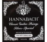Hannabach Corde per chitarra classica Serie 815 Medium Tension Silver Special, corde singole D4/Re4