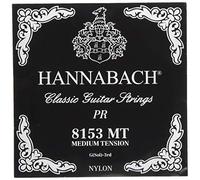 Hannabach Corde per chitarra classica Serie 815 Medium Tension Silver Special, corde singole G3/Sol3