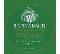 Hannabach - Corde per chitarra classica Serie 825, bassa tensione, special gold Mi/1', monofilamento