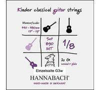 Hannabach Corde per chitarra classica Serie 890 MT per 1/8 chitarra per bambini Mensur: 44-48cm - Sol3 wound - 8903MTW 1/8