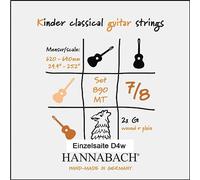 Hannabach Corde per chitarra classica Serie 890 MT per 7/8 chitarra per bambini Mensur: 62-64cm - Re4 wound - 8904MT 7/8