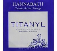 Hannabach Corde per chitarra classica, Serie 950 tensione medio/alto Titanyl - corde singole G3/Sol3