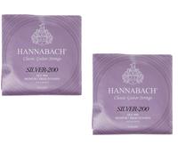 HANNABACH Serie 900 Medium High Tension Silver 200 2 SET Corde Chitarra Classica
