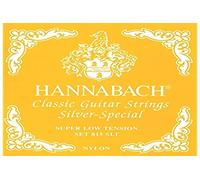Hannabach strings for classical guitar Seire 815 Super Low Tension Silver Special (high-quality strings, multi-purpose for almost all instruments, strings for classical guitar, made in Germany)