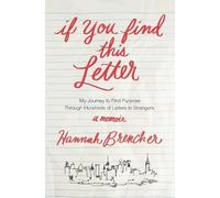 Hannah Brencher If You Find This Letter (Tascabile)