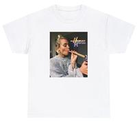Hannah Montana - Maglietta divertente con meme Miley Cyrus che fuma erba, bianco, M
