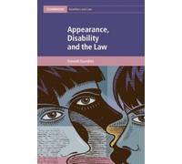 Hannah Saunders Appearance, Disability and the Law (Copertina rigida)