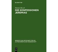Hannes Bezzel Die Konfessionen Jeremias (Copertina rigida)