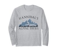 Hannibal Barca Alpine Tours Funny History Maglia a Manica