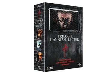 Hannibal lecter - 3 films : le silence des agneaux + dragon rouge + hannibal