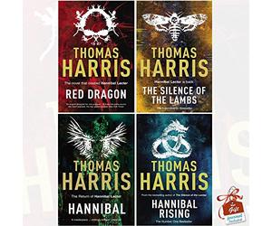 Hannibal Lecter Collection 4 Books Bundle By Thomas Harris With Gift Journal (Red Dragon, Silence Of The Lambs, Hannibal, Hannibal Rising)